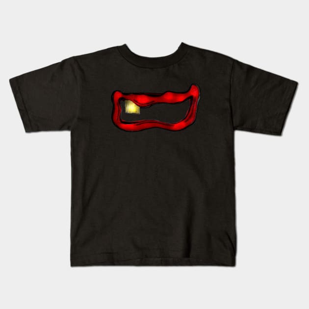 Golden Tooth Kids T-Shirt by IanWylie87